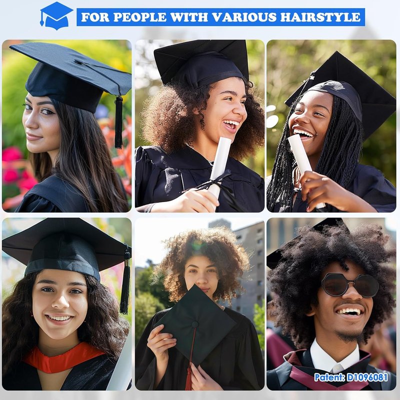 Graduation Cap Headband - Anti-Fall Hairband for Graduates | Perfect Gift for Students & Women