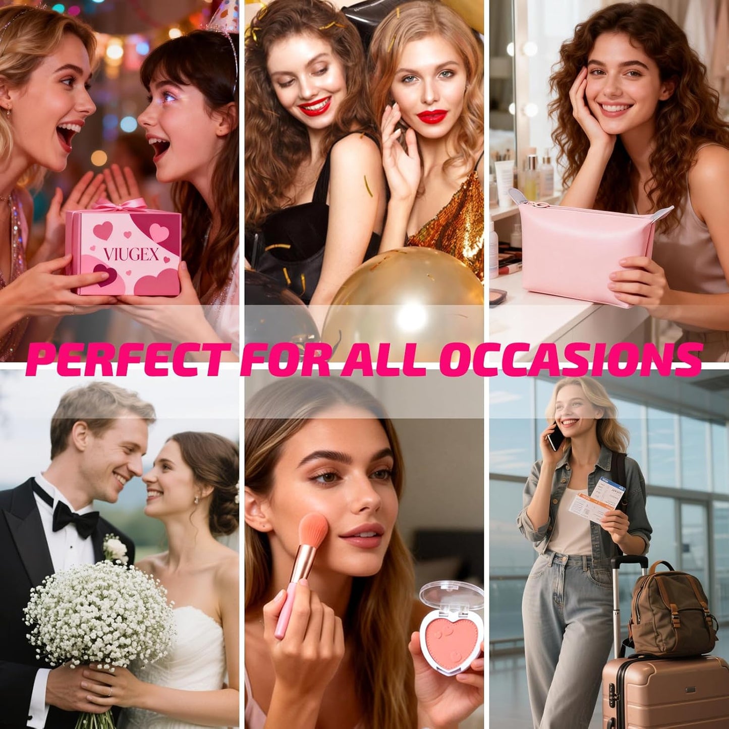 All-in-One Makeup Kit for Women | Complete Gift Set with Eyeshadow, Foundation, Blush & More - Perfect for Teens