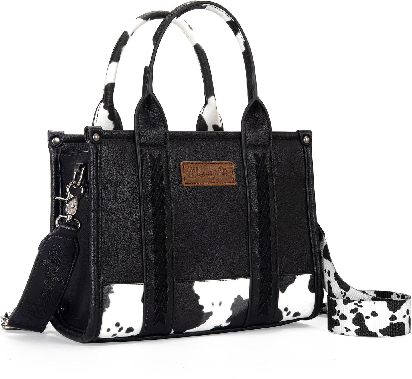 Montana West Tote Bag - Western Cow Print Purse for Women | Designer Top Handle Handbag