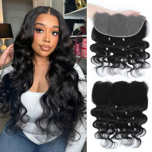DSEKCAIN Transparent HD Lace Closure Human Hair 5x5 2x6 HD Lace Closure Human Hair Straight Body Wave Deep Wave 5x5 Lace Closure Raw Virgin Human Hair Pre Plucked Natural Black 1B Color Free Part