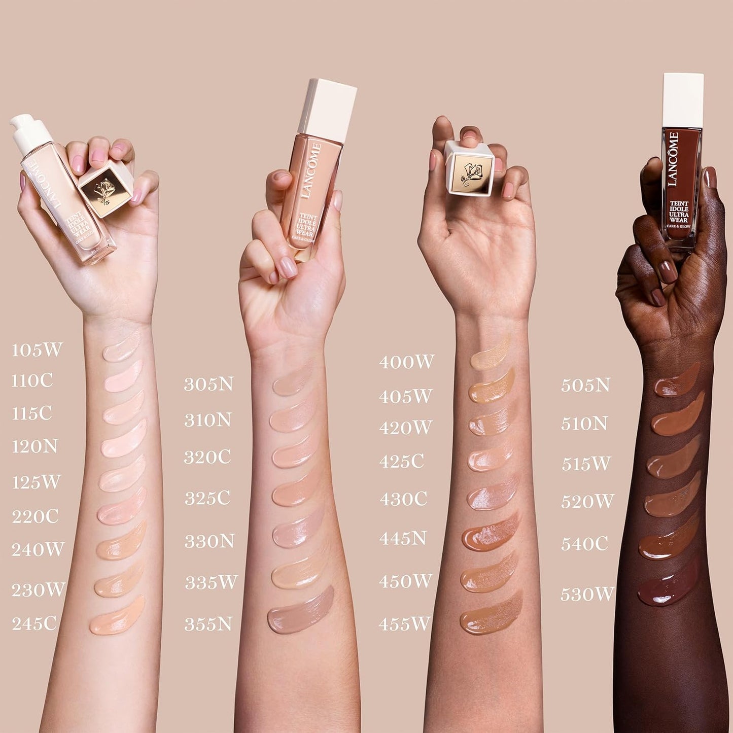 Lancôme Teint Idole Ultra Wear Foundation - Hydrating SPF 27, Medium Buildable Coverage & Glow Finish