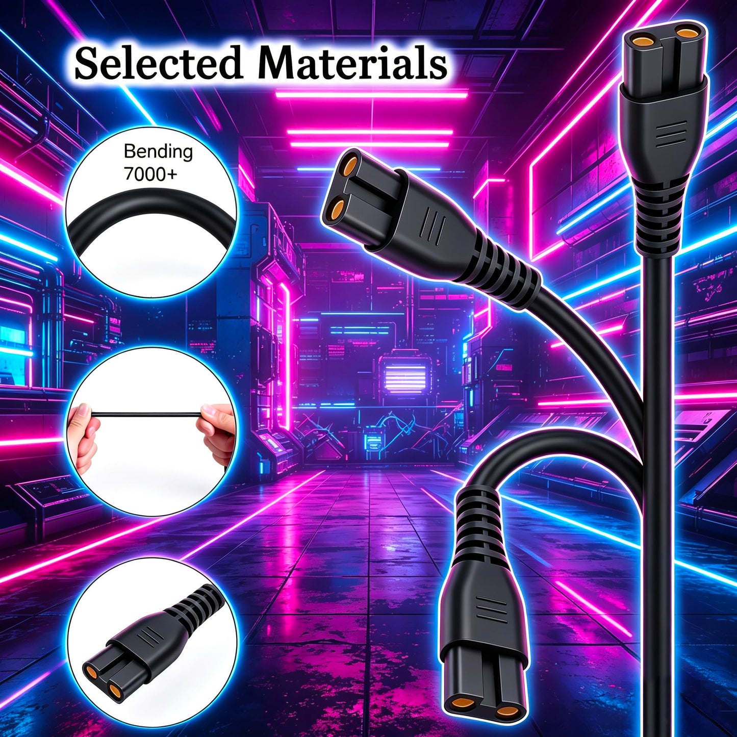 Charger Cable Compatible with Meridian Grooming Electric Shaver & Trimmer, USB Travel Charging for M2B/M2C/M2A/M2G Women's Razors with Cleaning Brush, 6.6ft Flexible Cord