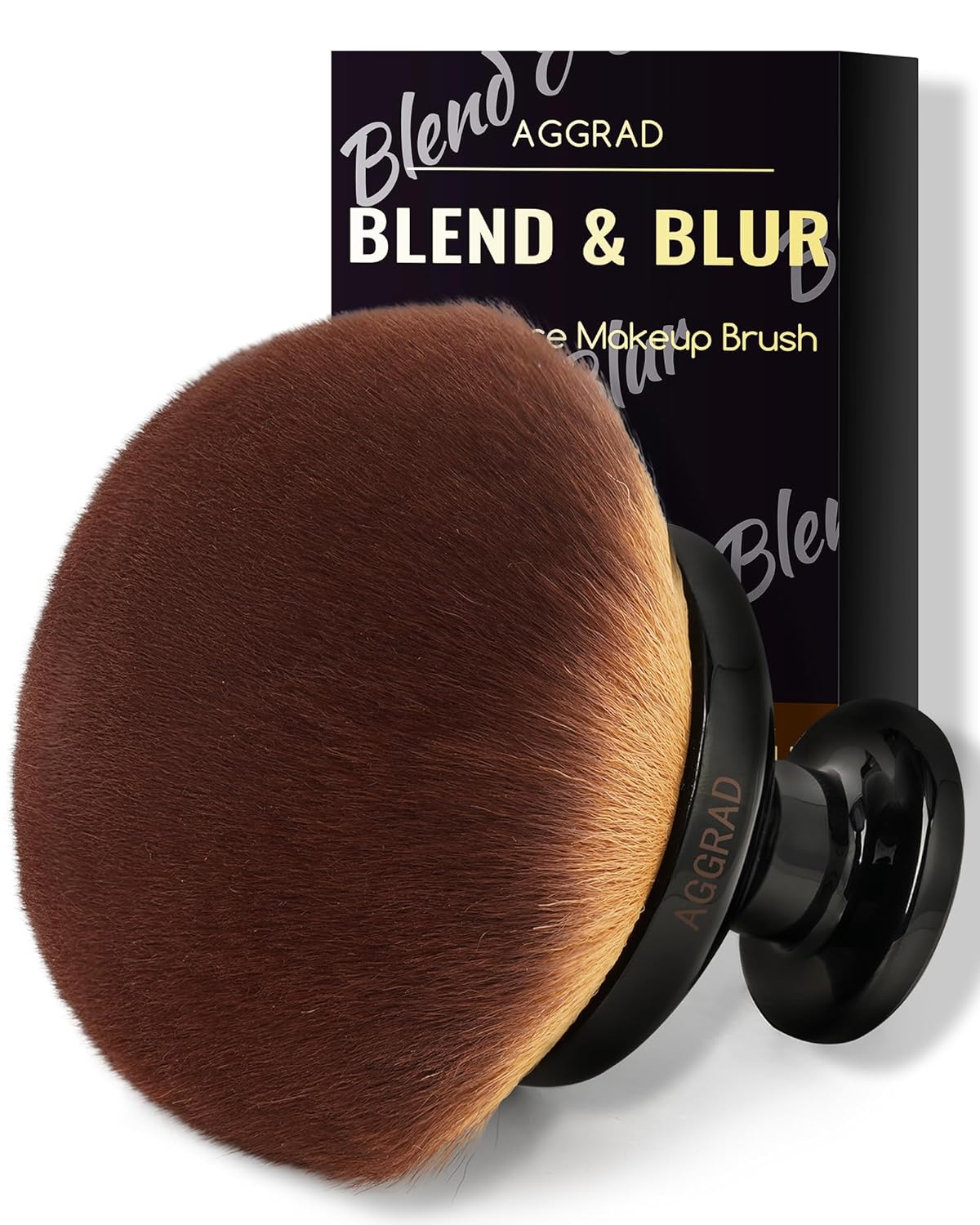 Blend & Blur Kabuki Brush - Ultra Large Body Makeup Applicator for Tattoo Cover-Up & Self Tanning | Perfect for Sunscreen & Bronzers