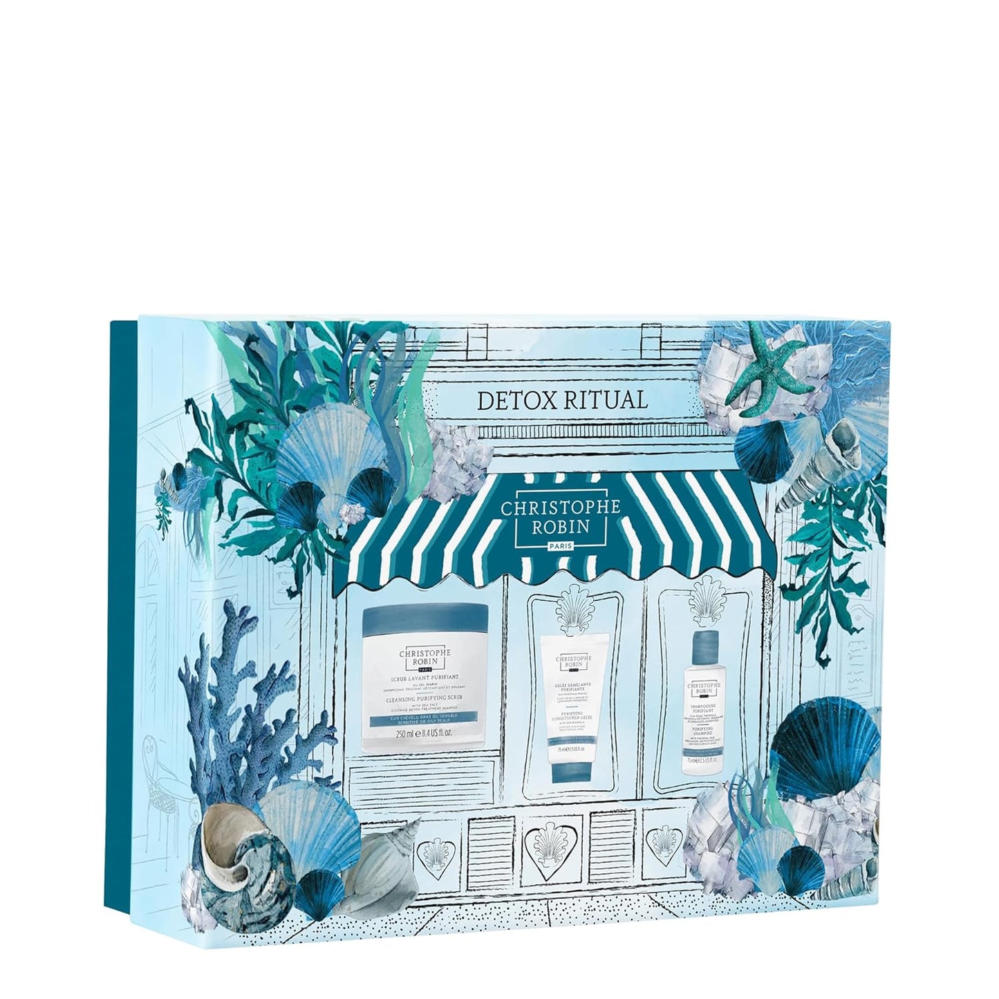 Detox Ritual Gift Set by Christophe Robin - Nourishing Hair Care Essentials