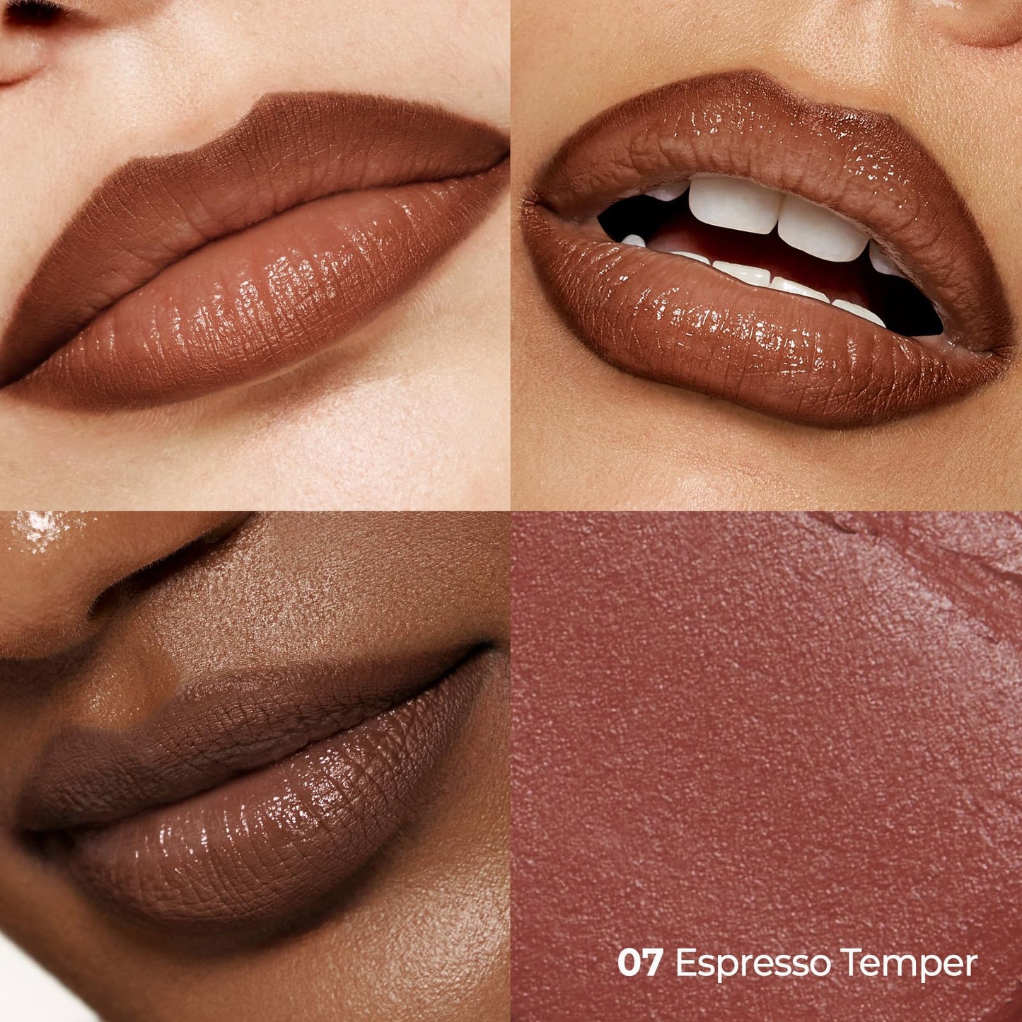 Laka Lip Liner, Brown Lip Liner, Rich Cream Glide Texture, Semi-Matte Finish for Shaping Lips, Smooth Application, K-Beauty, Korean Makeup, 0.02oz, #07 Espresso Temper