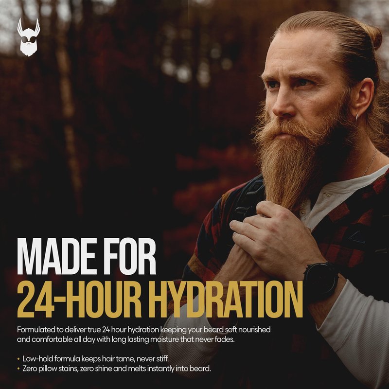 The Beard Struggle Warrior’s Beard Butter Valhalla's Gates - Gold Collection - Non-Greasy Low-Hold Formula, Luxurious Cologne-Grade Fragrances 100% Natural - 50g / 1.76 US. oz. Warrior-Glass Jar