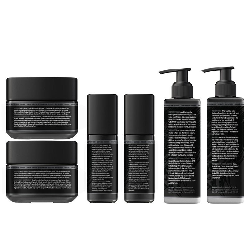 The Beard Struggle Greenlander Bundle Beard Kit - Includes Beard Cream, Beard Balm, Beard Night Oil, Beard Day Oil, Beard Wash & Beard Conditioner - Platinum Collection - Surtr's Fury