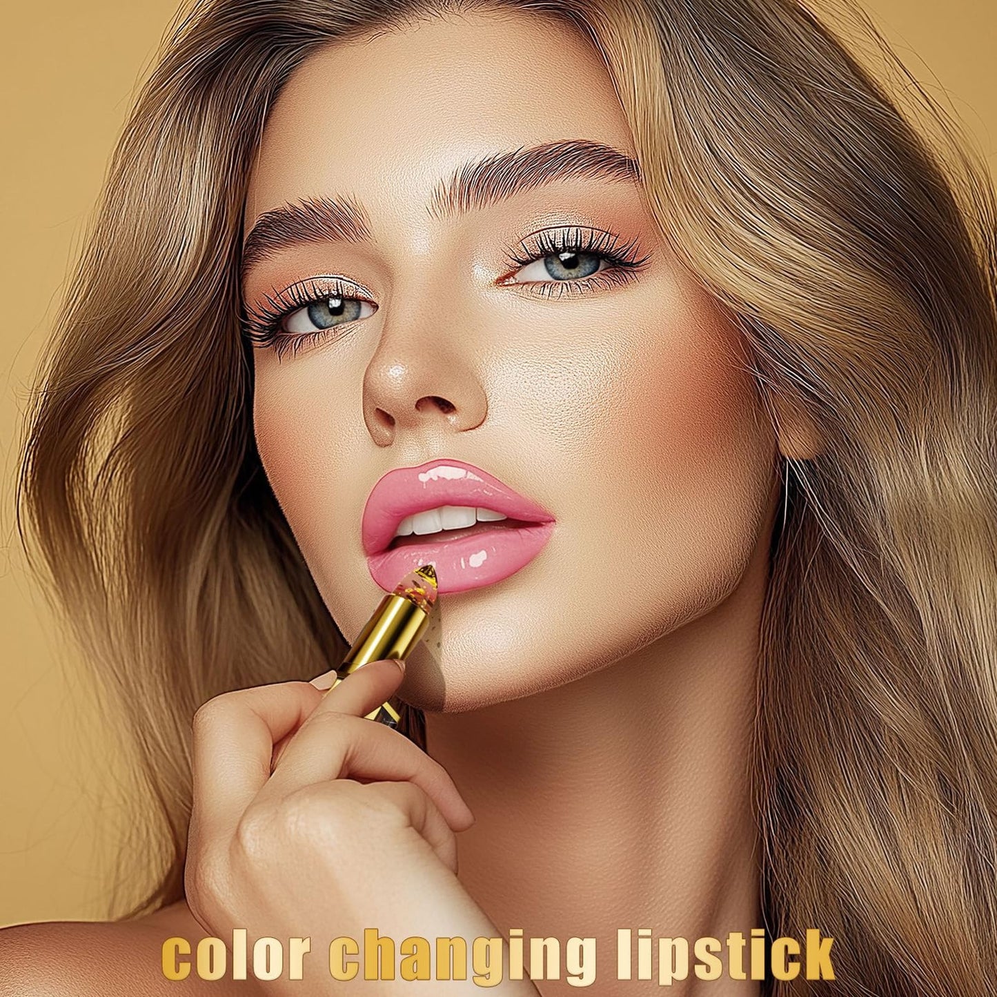 Fenvio Lipstick - pH Adjusting Lipstick, for Mature Women, Transfer Proof Color Changing Lipstick, Long Lasting Warm Change Waterproof Glossy Shine Lip (1 pcs)