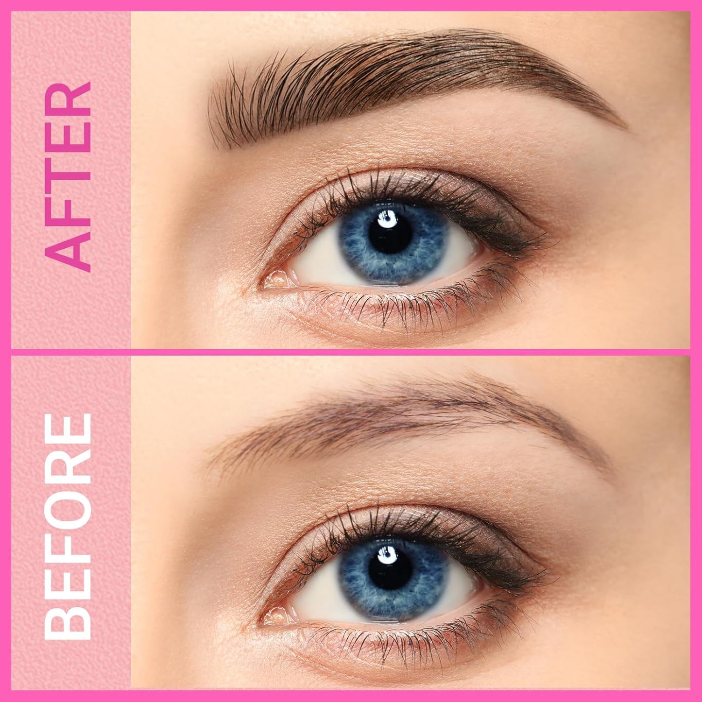 Eyebrow Pen - 2-in-1 Eyebrow Pencil with 4-Fork & Brush Tip for Natural Hair-Like Brows | Dark Brown