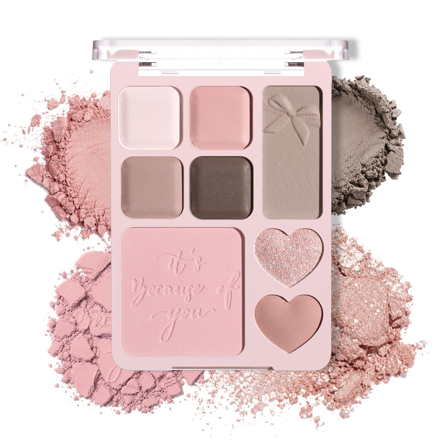All-in-One Eyeshadow and Blush Contour Palette (02 Ballet Ribbon)