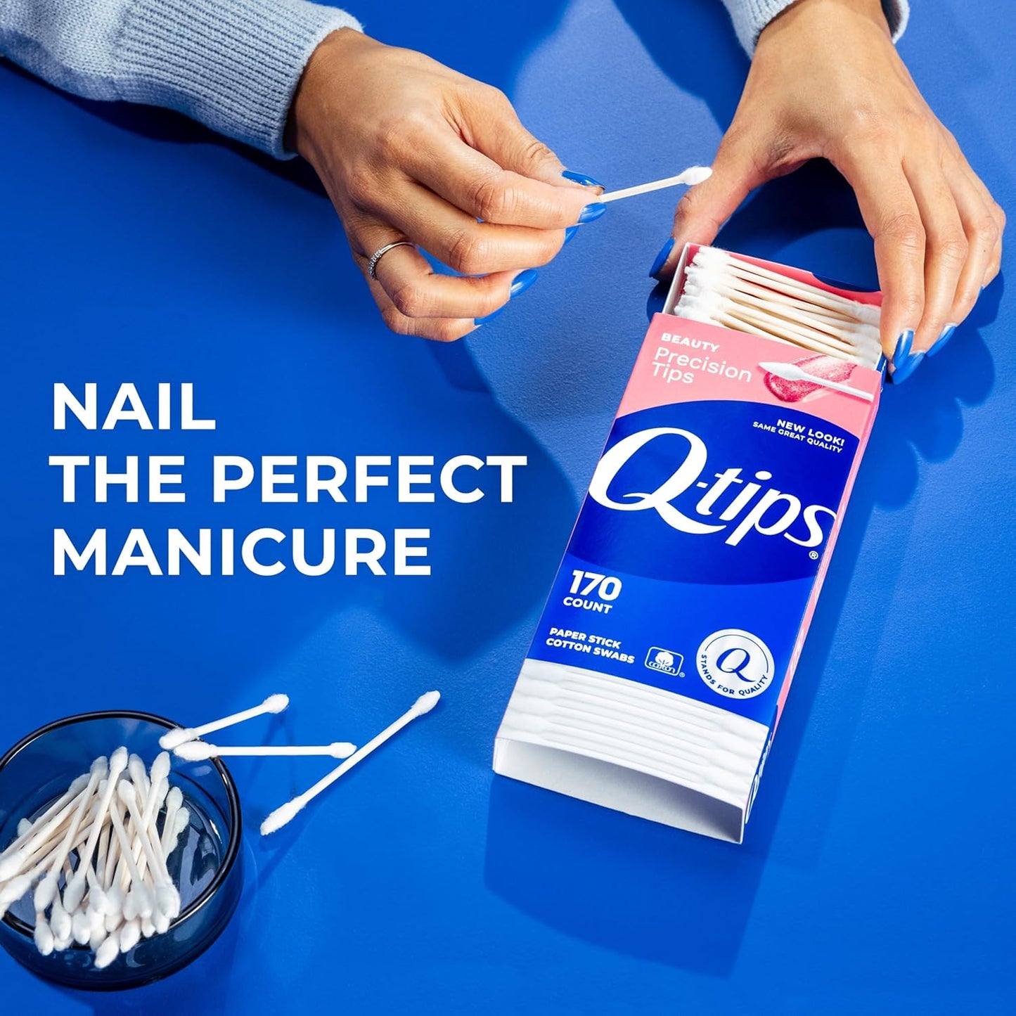 Q-Tips Cotton Swabs - Precision Tip for Accurate Application | 170 Count