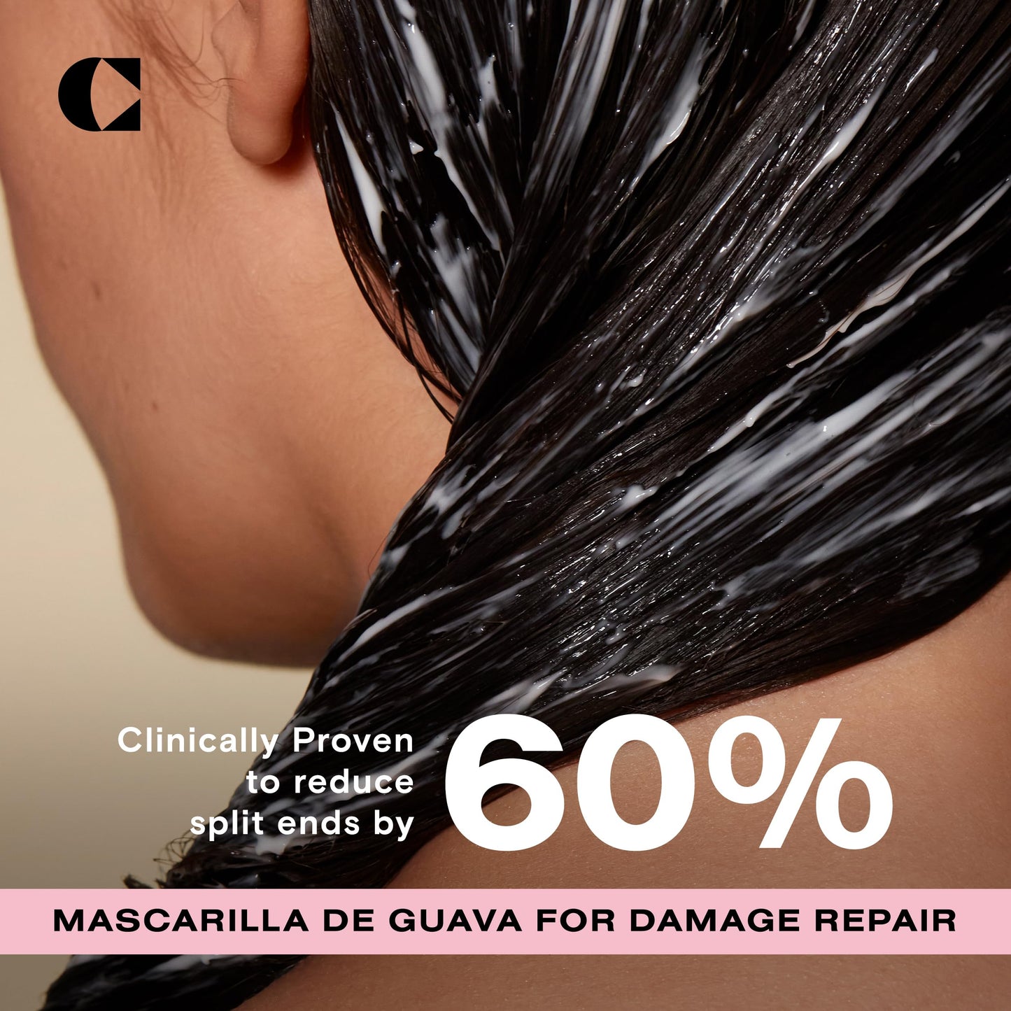 Ceremonia Guava Color & Damage Protect Hair Mask | Moisture Replenishing Treatment for Damaged Hair & Split Ends | Heat & UV Protection, 7.8 fl oz