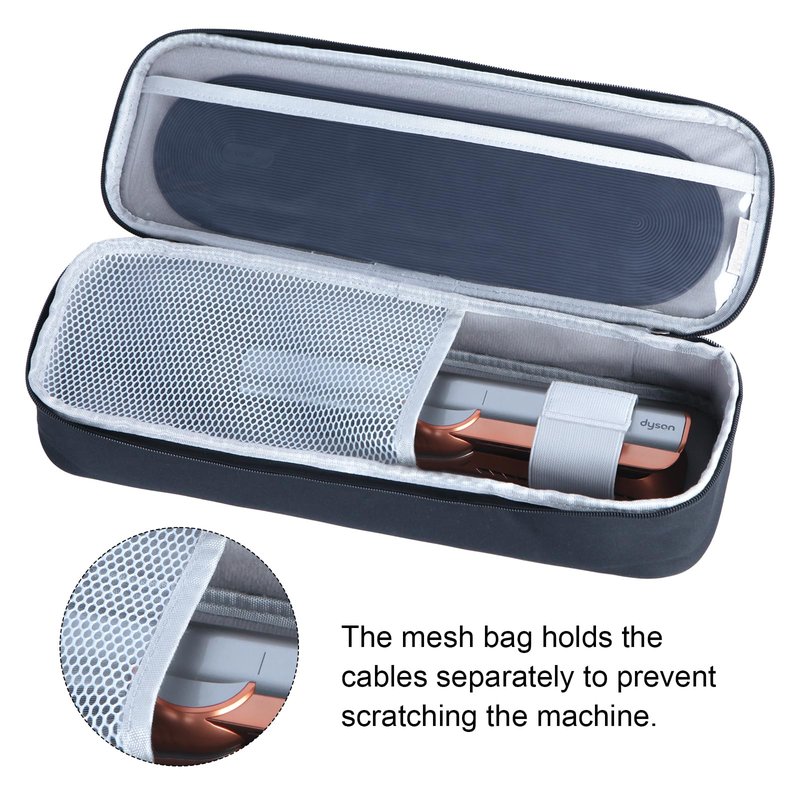 GENCAM Carrying Case Compatible with Dyson Airstrait Straightener, Travel Case for Airstraight, Portable Storage Case for Airstrait/Corrale Hair Straightener (Black)