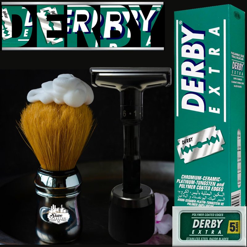 Derby Extra Professional Double Edge Razor Blades for straight razor (25)