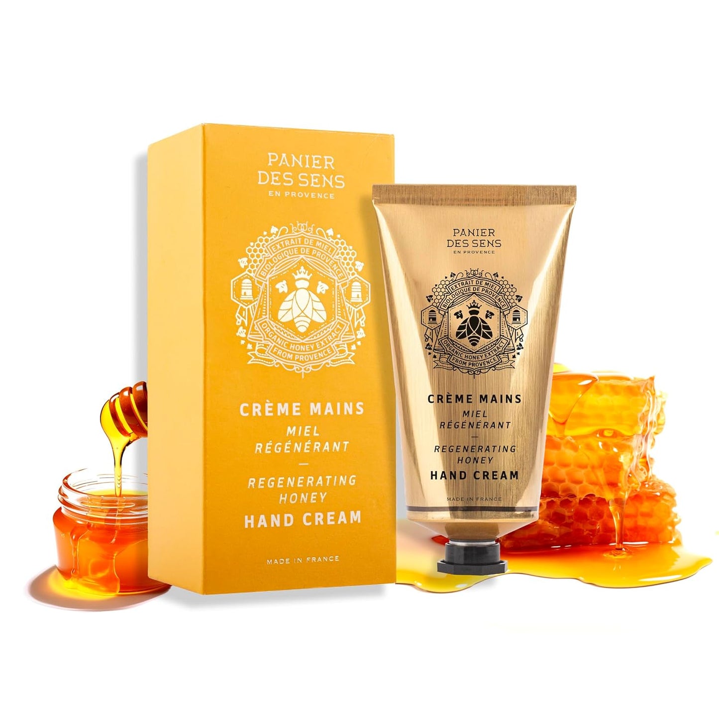 Sweet Almond Hand Cream - Moisturizing Lotion for Dry Skin | 97% Natural Ingredients, 2.5 Fl Oz