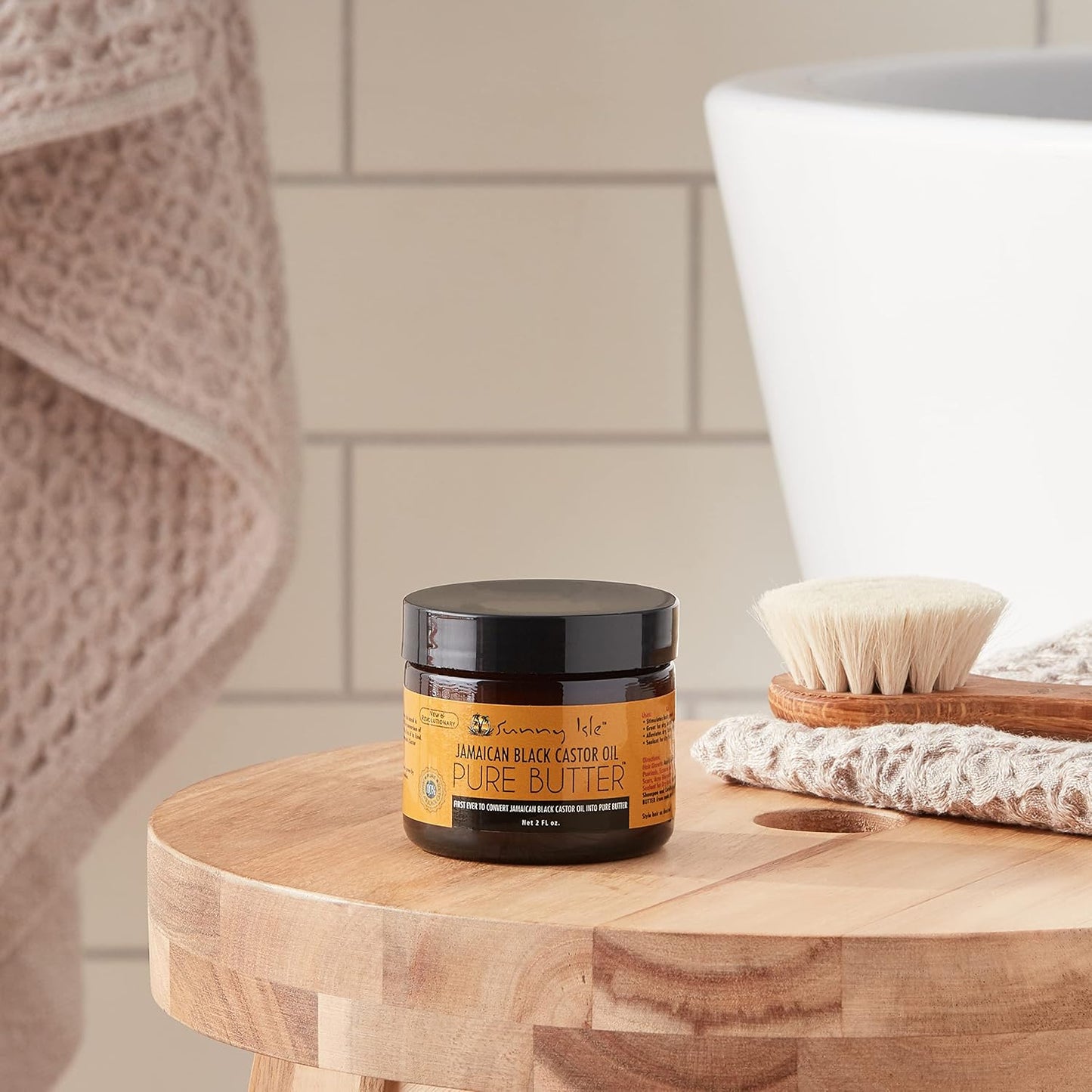 Jamaican Black Castor Oil Pure Butter - Nourishing Organic Moisturizer | 2 oz