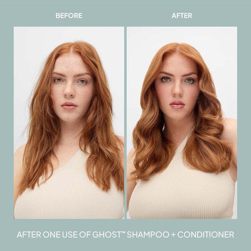 VERB Ghost Shampoo - Moringa Oil for Fine Hair - Vegan, Sulfate-Free | 12 oz