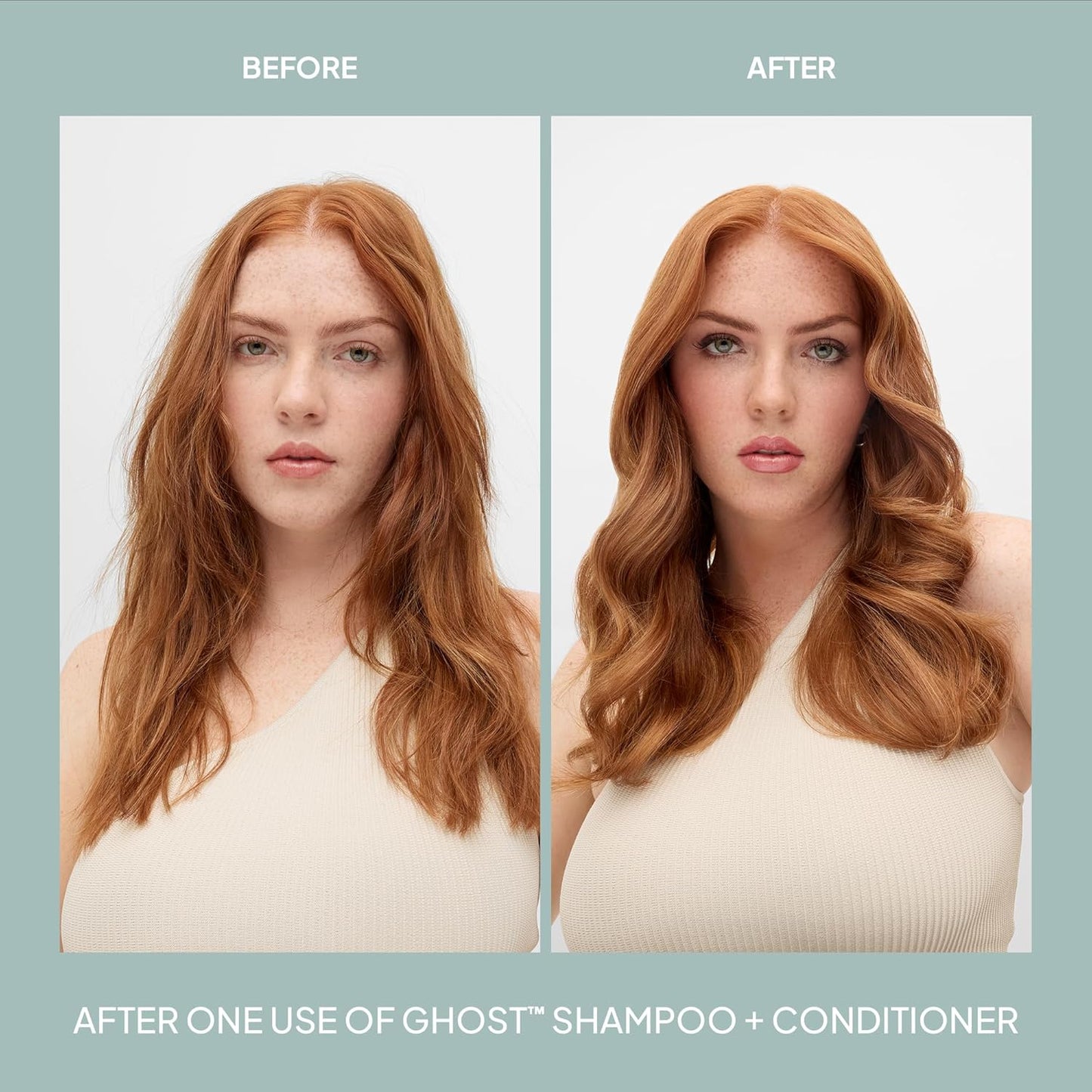 Ghost Shampoo & Conditioner Duo Set | Moringa Oil Infused for Fine, Weighed Down Hair - Vegan, Paraben-Free