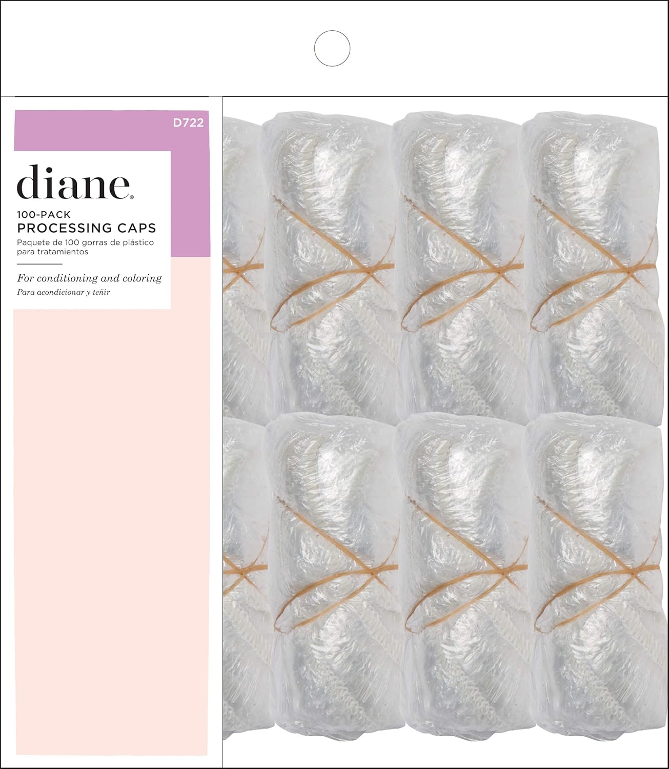 Disposable Clear Processing Hair Caps - Ideal for Salons & DIY Hair Treatments | 100 Count