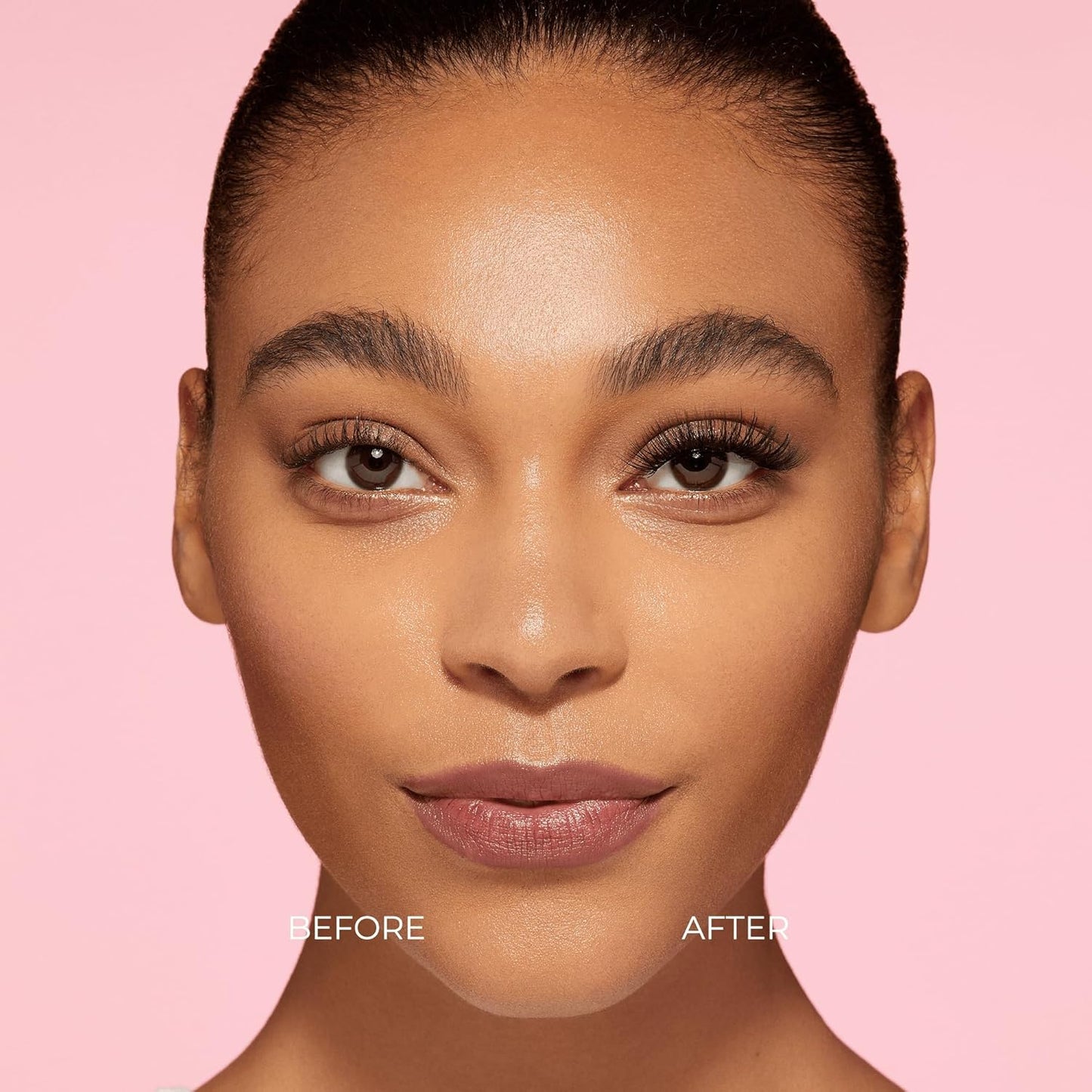 Impress Falsies Press-On Eyelashes - Natural Volume, No Glue Needed | 12mm-14mm Black Lash Clusters