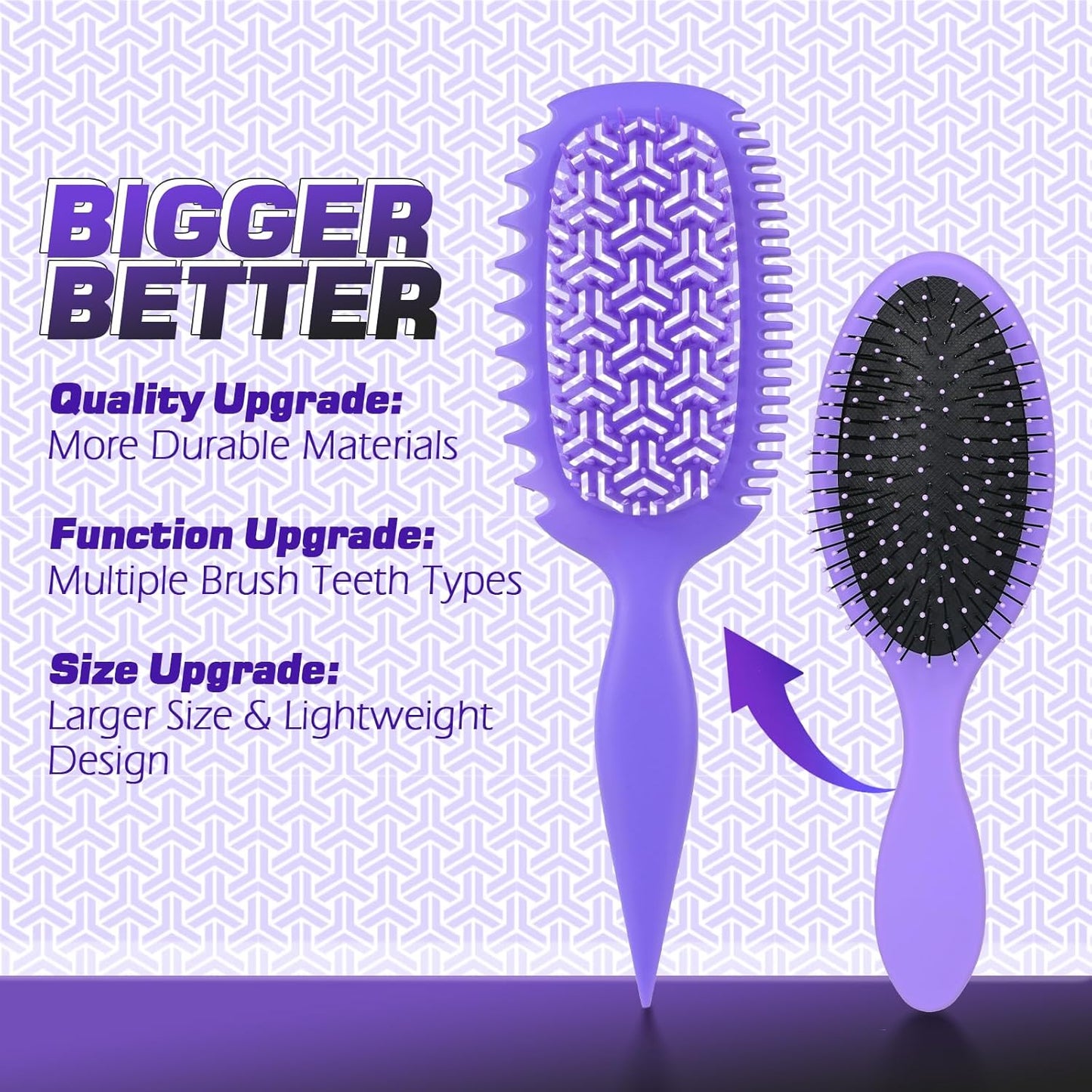Curl Defining Vented Hair Brush - Effortlessly Detangles & Shapes | Ideal for All Hair Types, Reduces Frizz