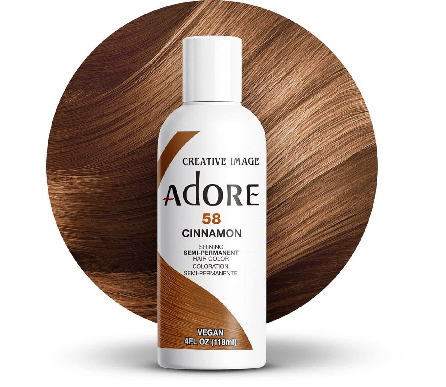 Adore Semi Permanent Hair Color - Mystic Grey | Vegan, Ammonia-Free Hair Dye | 4 Fl Oz