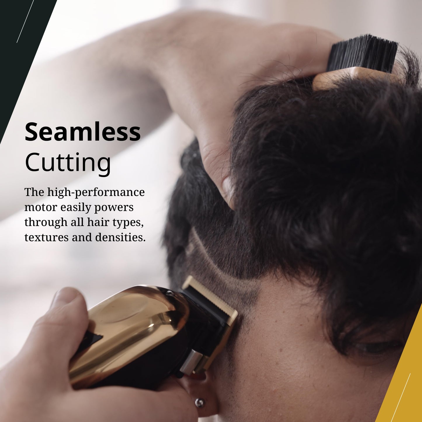 Wahl Professional 5 Star Cordless Magic Clip Gold, High-Performance Hair Clipper with 100+ Minute Run Time, Lithium Ion, Gold