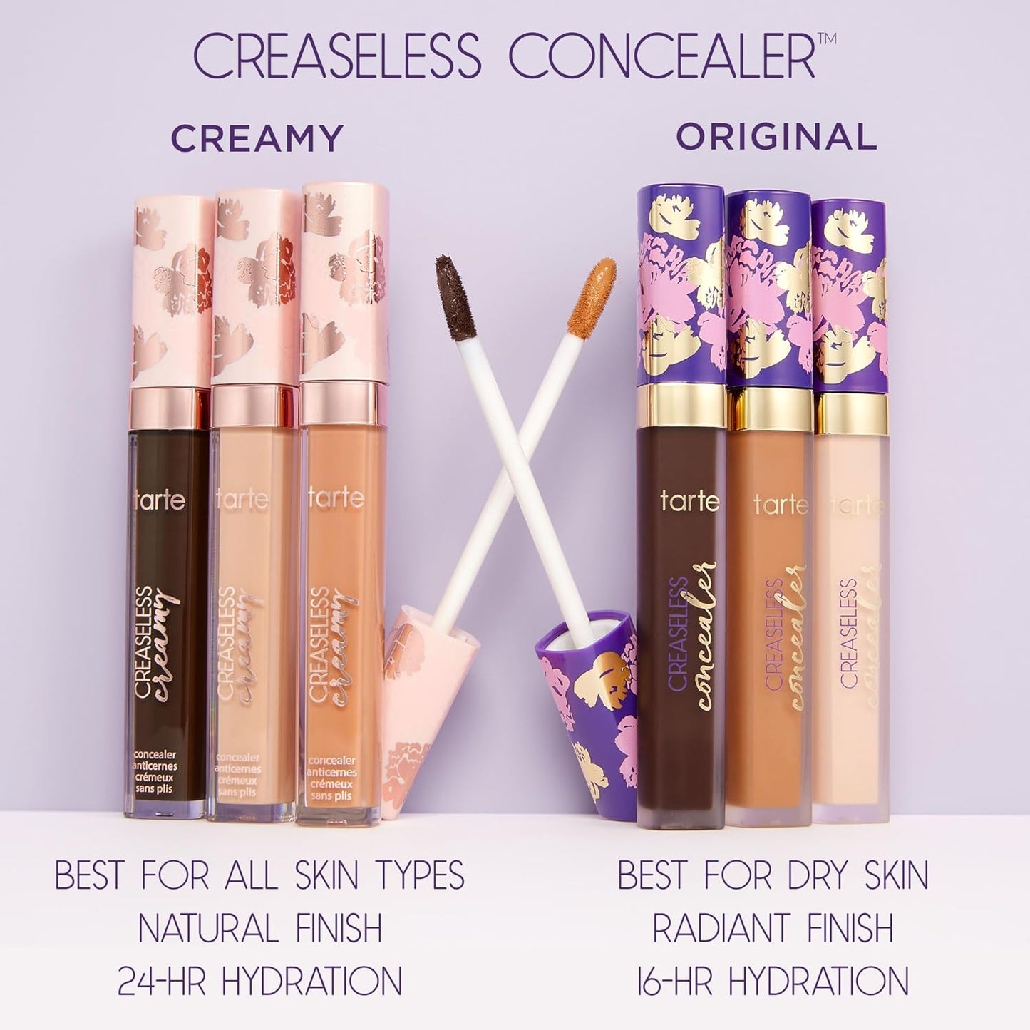 Tarte Maracuja Creaseless Full-Coverage Concealer - Waterproof, Hydrating Formula for Dark Circles & Blemishes | Vegan & Cruelty-Free