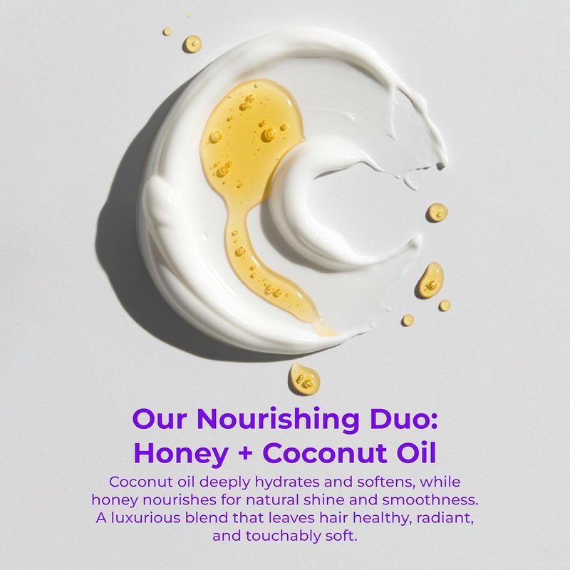 Coconut Treatment Mask - Deep Repair & Hydration for Dry Hair | Moisturizing, Salt & Paraben Free (10.1 Fl Oz)