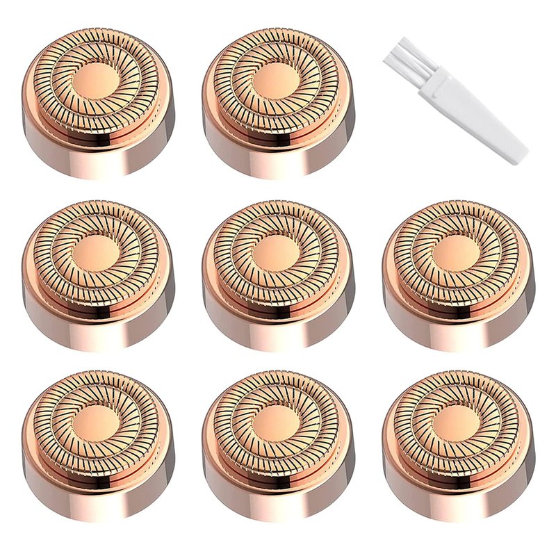 Refill for Flawless Replacement Heads Gen 2 Compatible with Finishing Touch Flawless Facial Hair Removal tool for Women As Seen On TV, 8-pc Pack