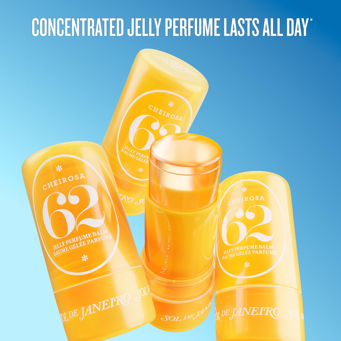 Sol de Janeiro Jelly Perfume Balm Solid Fragrance Perfume Stick (Cheirosa 62)