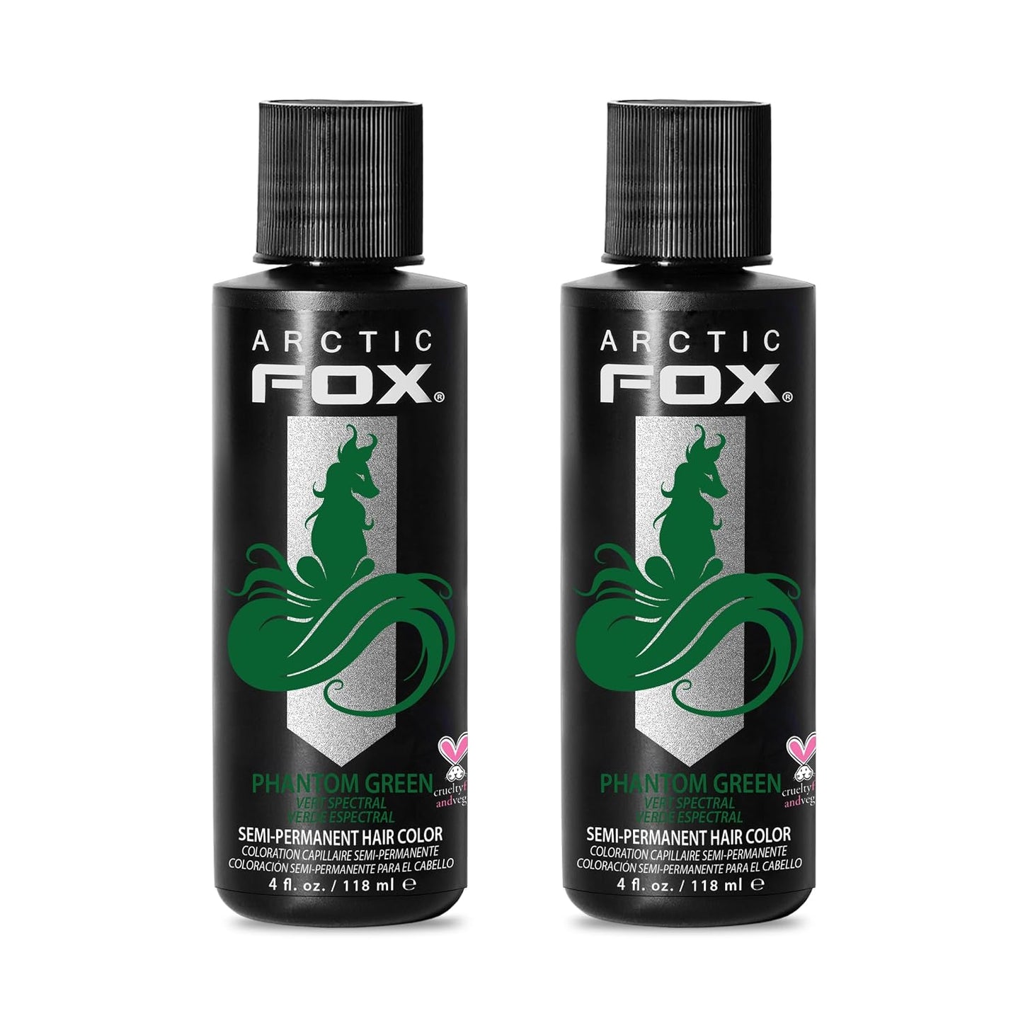 Arctic Fox Semi-Permanent Hair Dye - Vibrant Purple AF Color | Vegan, Ammonia-Free, 4 Fl Oz