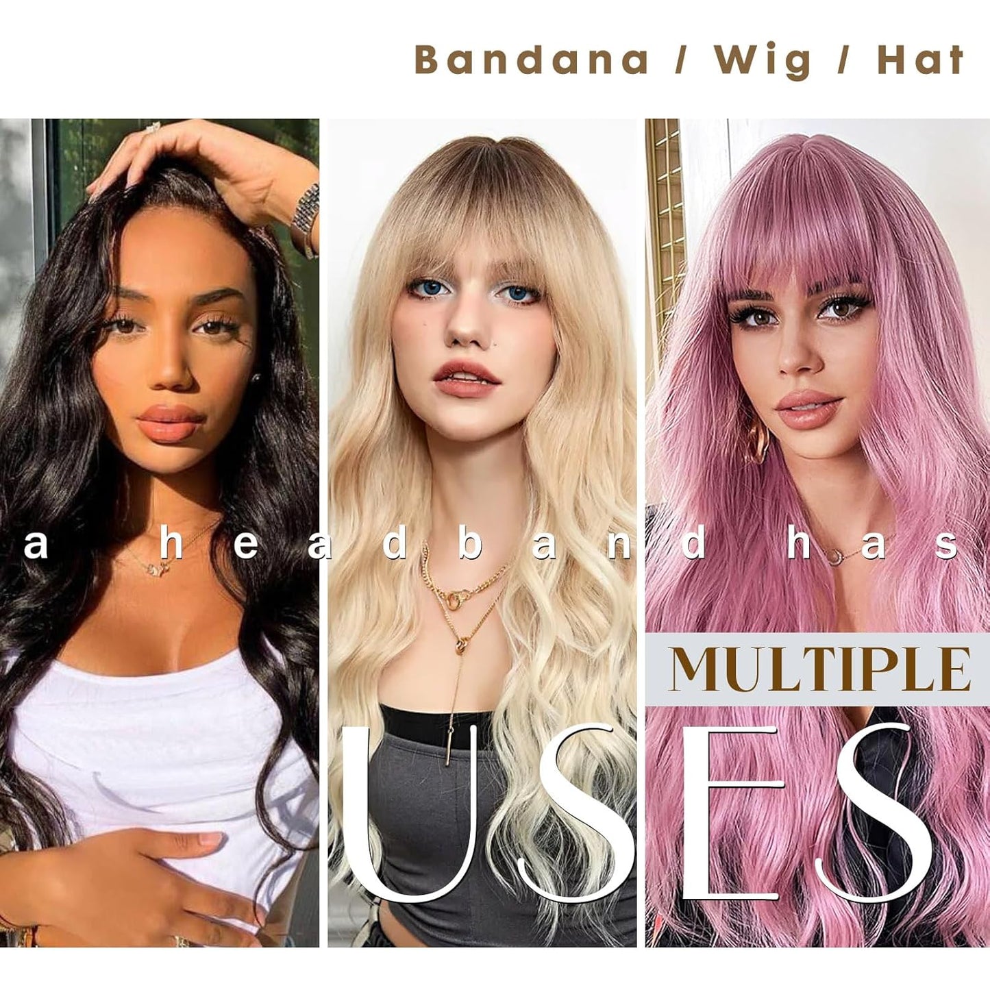 Wig Grip Band - No Slip Lace Front Wig Gripper for Secure Fit | Adjustable Size for Women