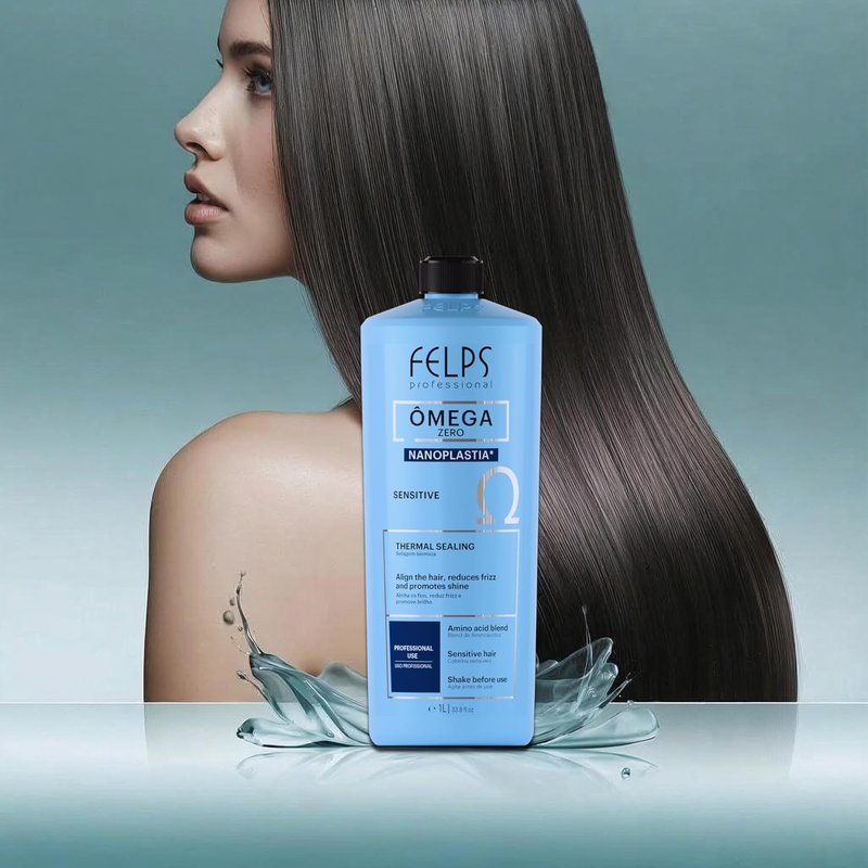 Felps Professional Omega Zero Sensitive Thermal Sealing Treatment - 1000 ml | 33.8 fl. oz.