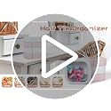 Portable Hair Tie Organizer with Silicone Lanyard - Stackable & Wall-Mountable