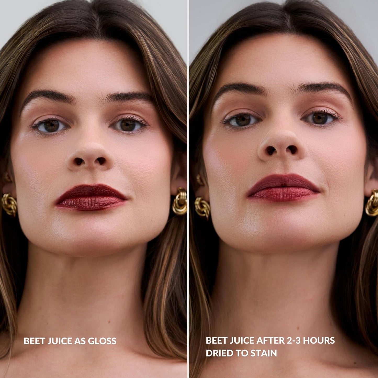 Hydrating Glossy Fruit Lip Stain - 2-in-1 Tint & Oil for Soft, Smooth Lips | Beet Juice