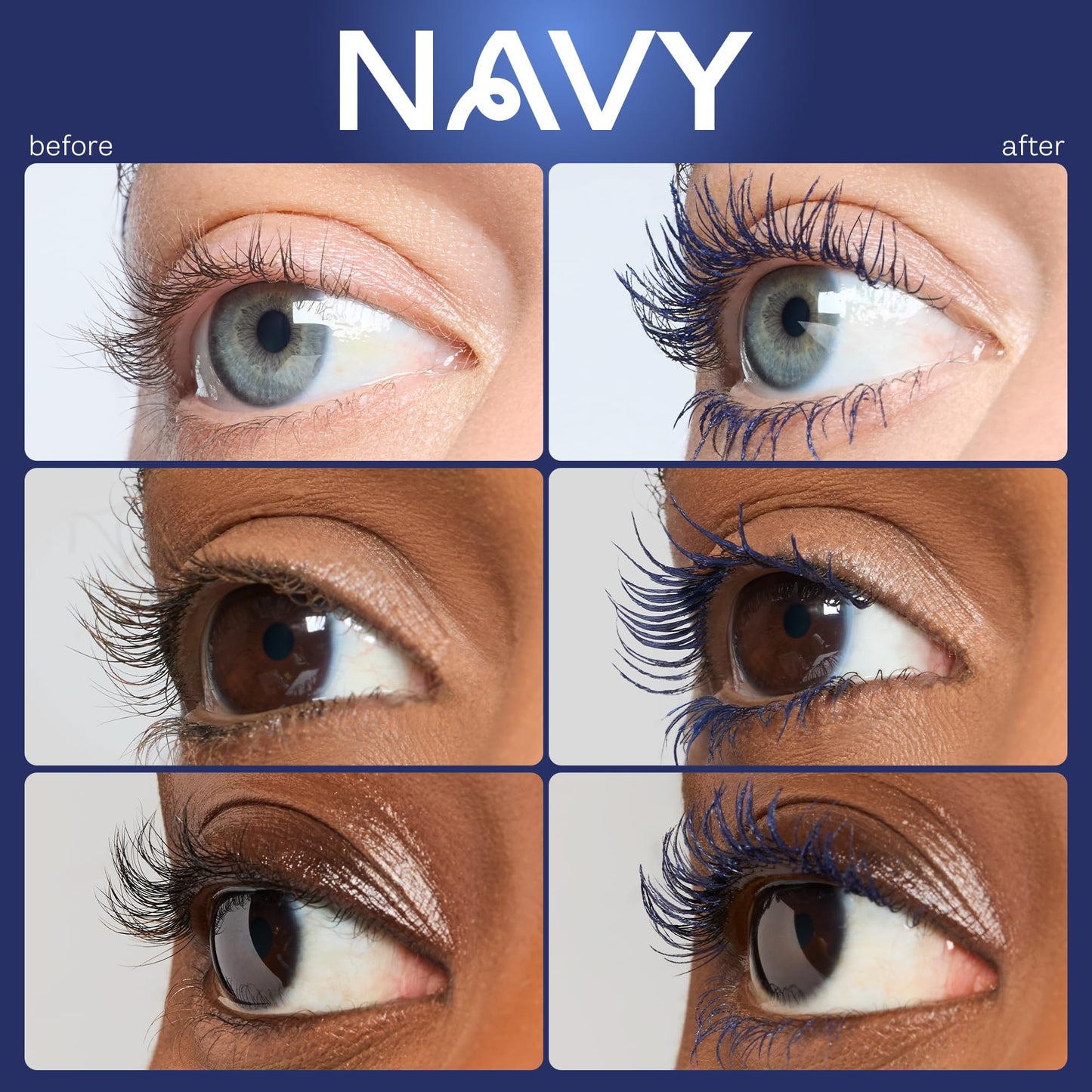 tarte tartelette tubing mascara – Lash Extensions in a Tube, Easy-to-Remove Eye Makeup, Clinically Proven to Volumize & Curl, 24Hr Smudge-Proof Longwear, Vegan & Cruelty-Free, full size, navy