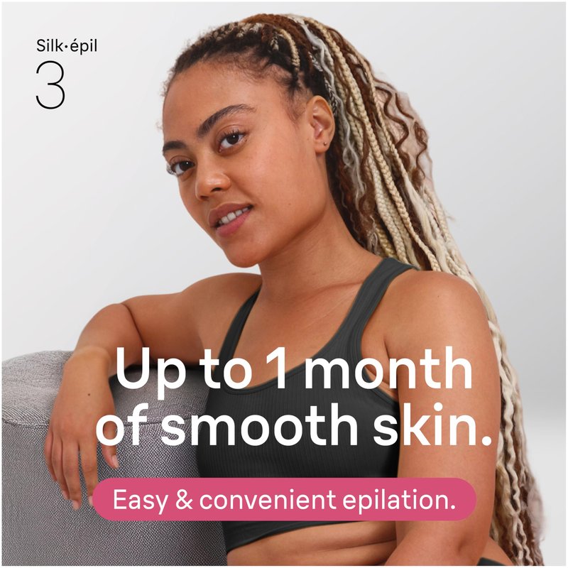 Braun Epilator Silk-epil 3 3-270, Hair Removal Device, Epilator for Women, Shaver & Trimmer, Hair Removal