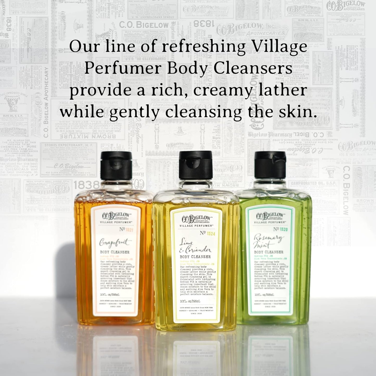 Grapefruit Apothecary Duo Skin Care Gift Set - Body Wash & Lotion | 10 Fl Oz Set of 2