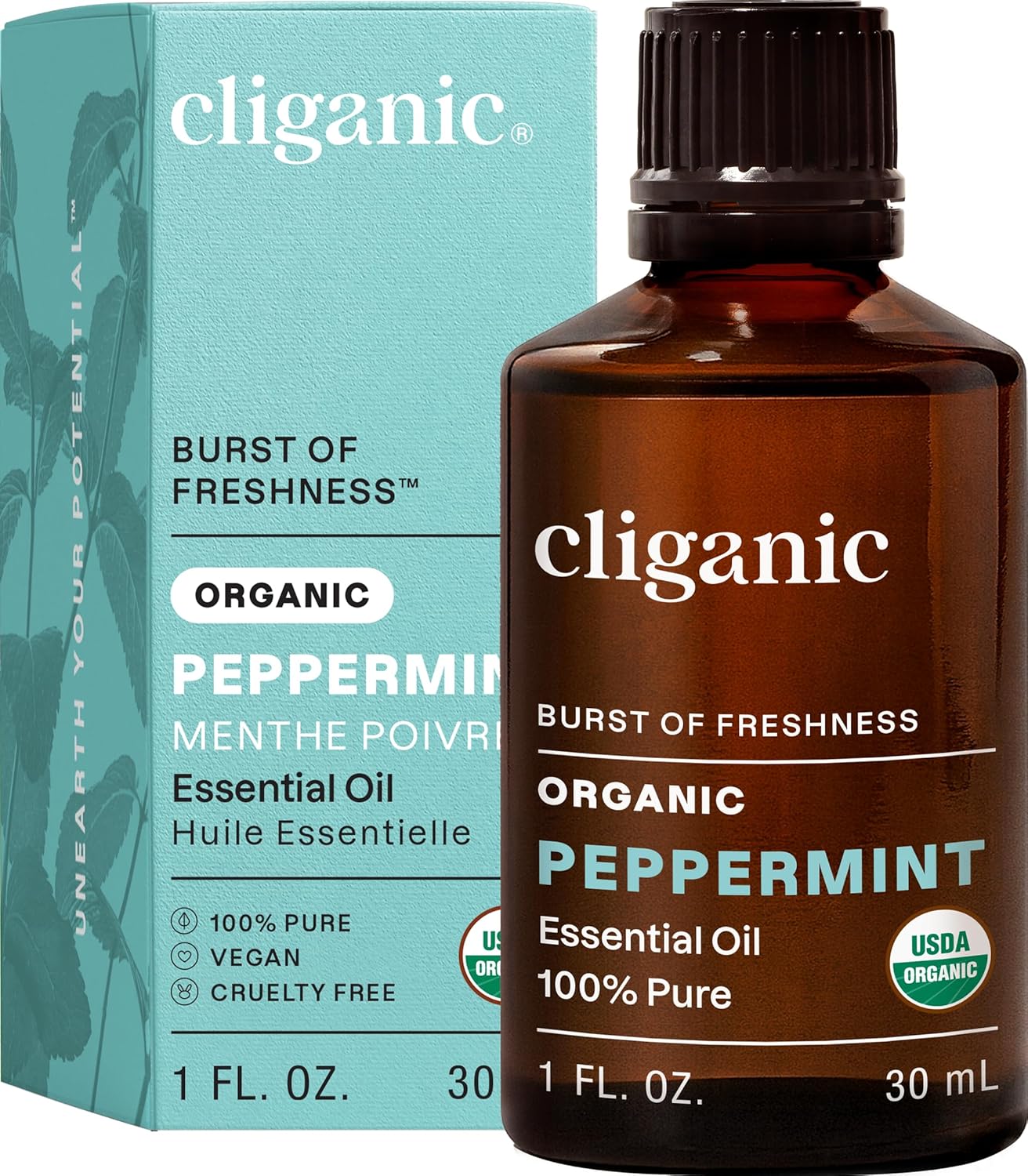Cliganic Organic Lavender Essential Oil - 100% Pure Aromatherapy Oil | Non-GMO, 15ml