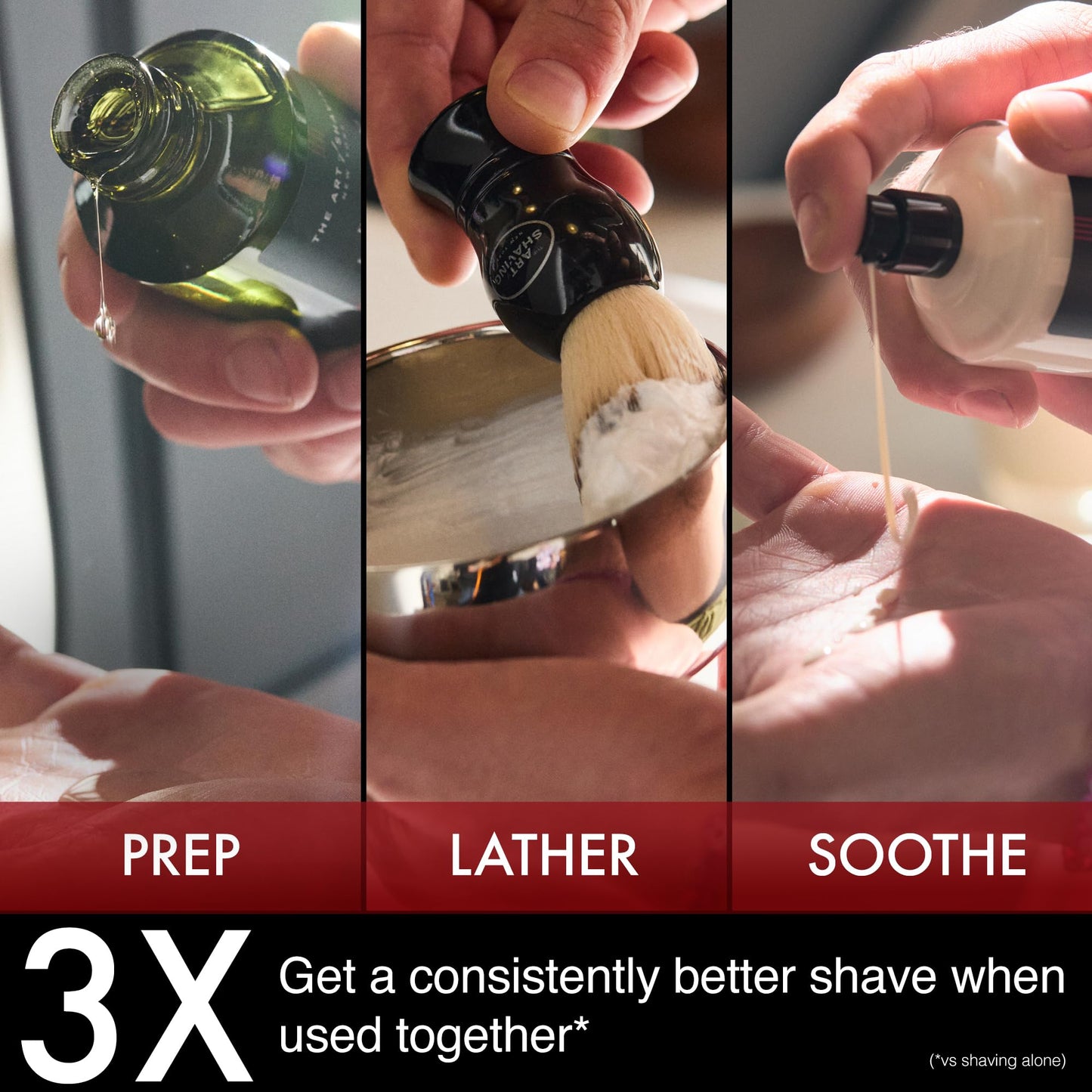The Art of Shaving Pre Shave Beard Oil for Men, Protects Against Irritation and Razor Burn, Clinically Tested for Sensitive Skin, Sandalwood, 2 Fl Oz (Pack of 1)