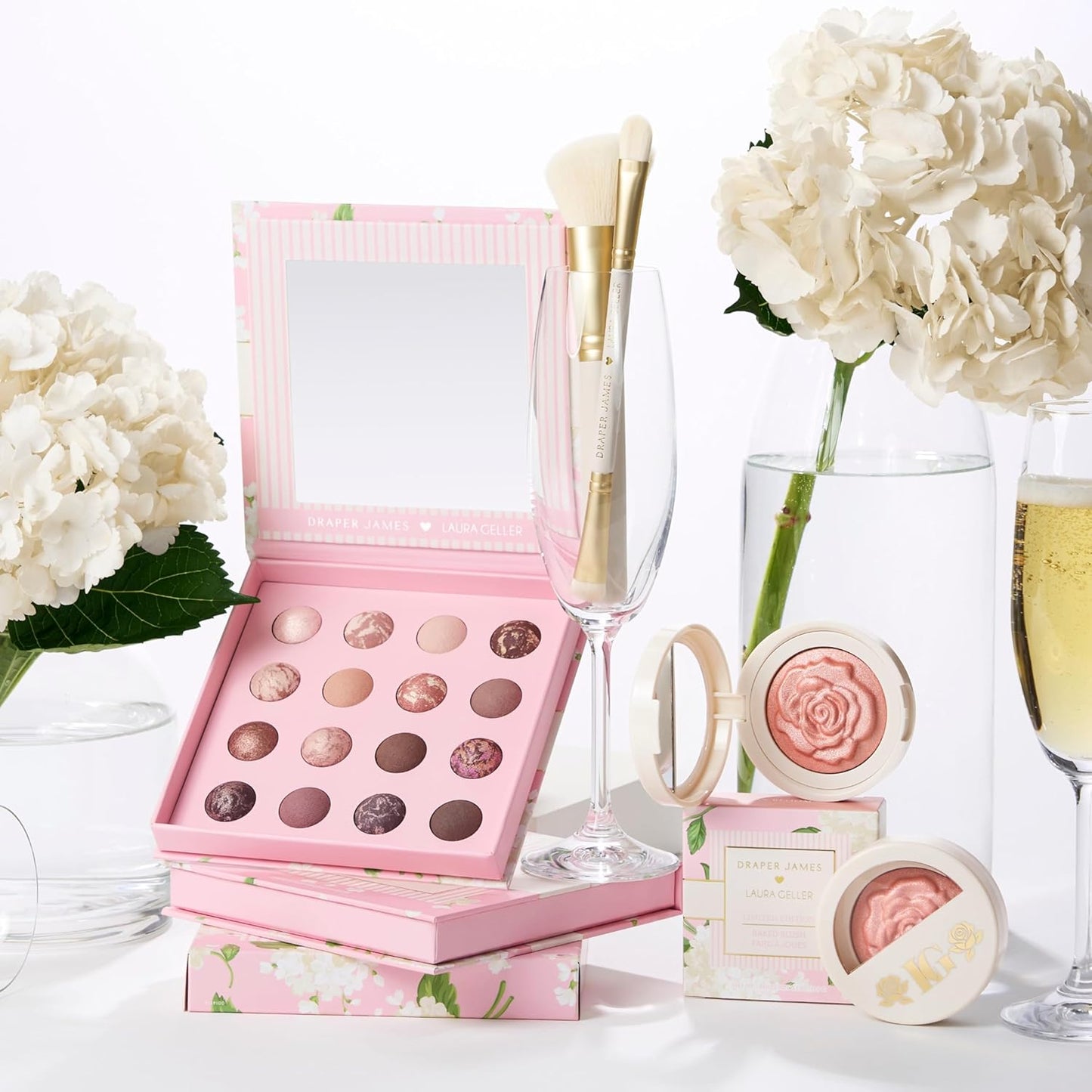 Laura Geller Marble-ous Eyeshadow Palette | 16 Baked & Marbled Shades in Matte & Satin Finishes