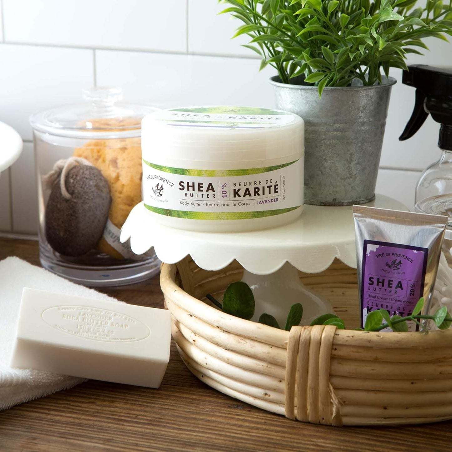 Pre de Provence Shea Butter Hand Cream - Lavender Moisturizing Collection | 75ML Nourishing Formula