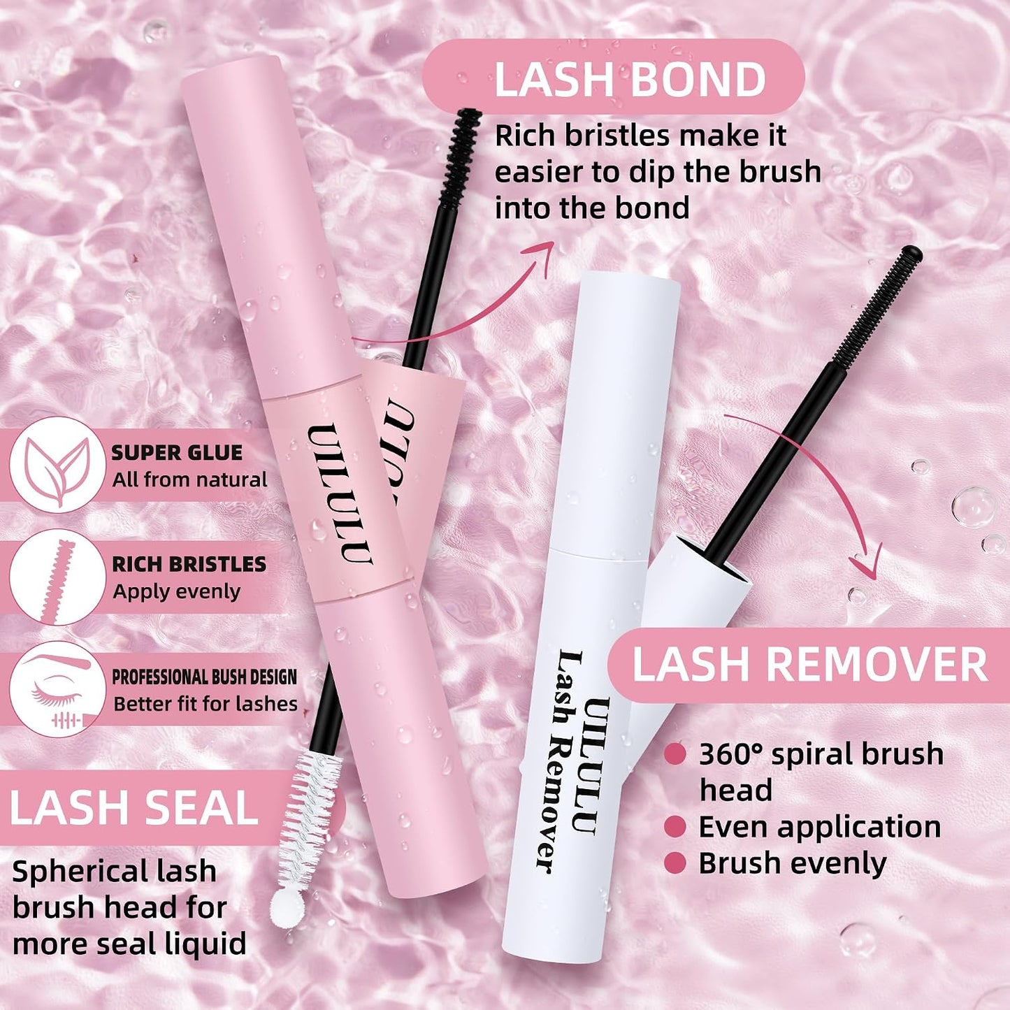 Lash Cluster Glue - Waterproof Bond & Seal for Long-Lasting Hold | 15ml Eyelash Adhesive