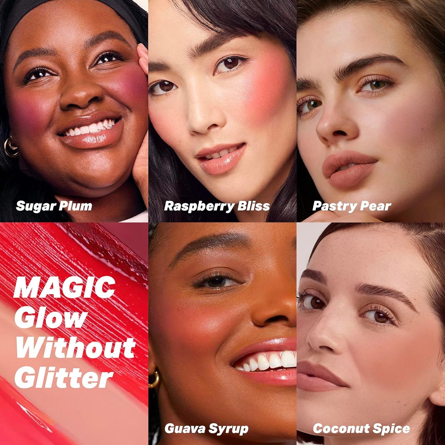 Max Dewy Liquid Blush - Buildable Color with Blurring Satin Finish | 03 Pastry Pear, 0.14 Fl Oz