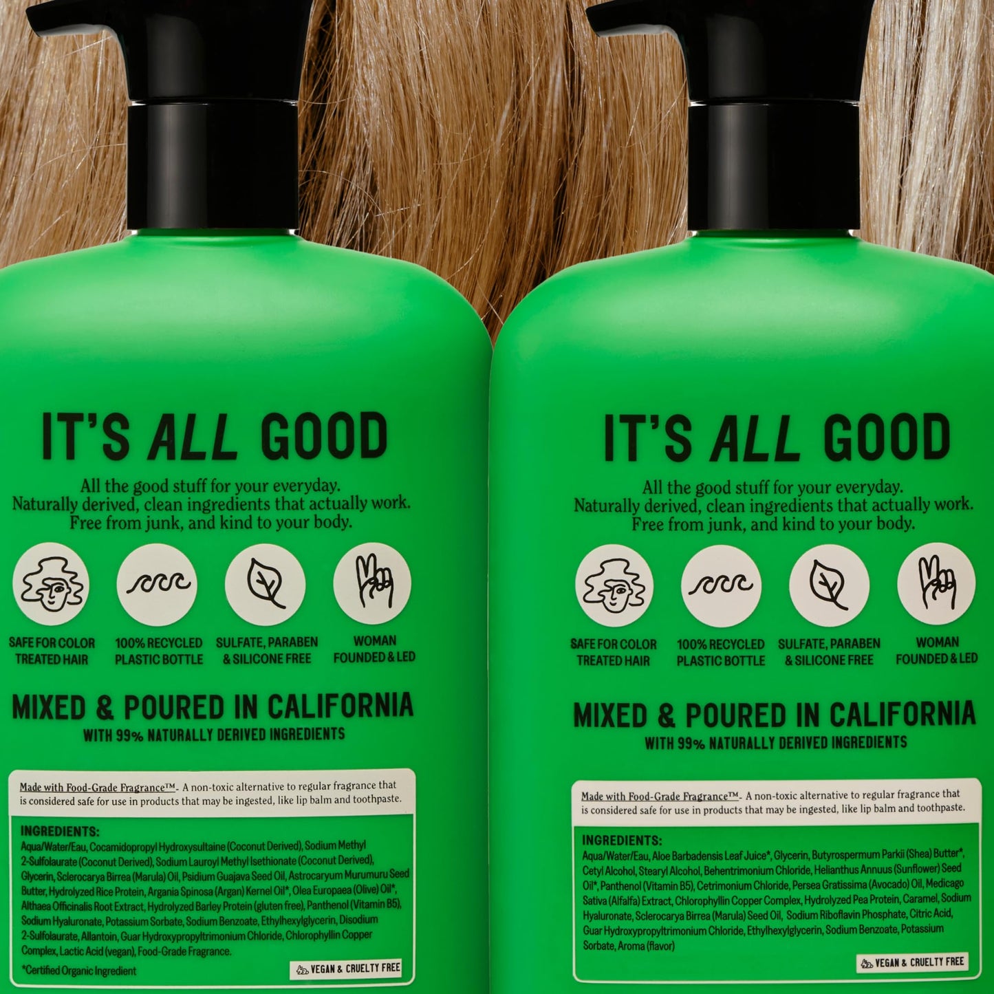 California Naturals Eucalyptus Breeze Super Moisture Shampoo and Conditioner Set for Dry Damaged Hair, Hydrating, Scalp & Hair Care, Natural, Vegan, Cruelty, Paraben & Sulfate Free, Color Safe, 20 oz