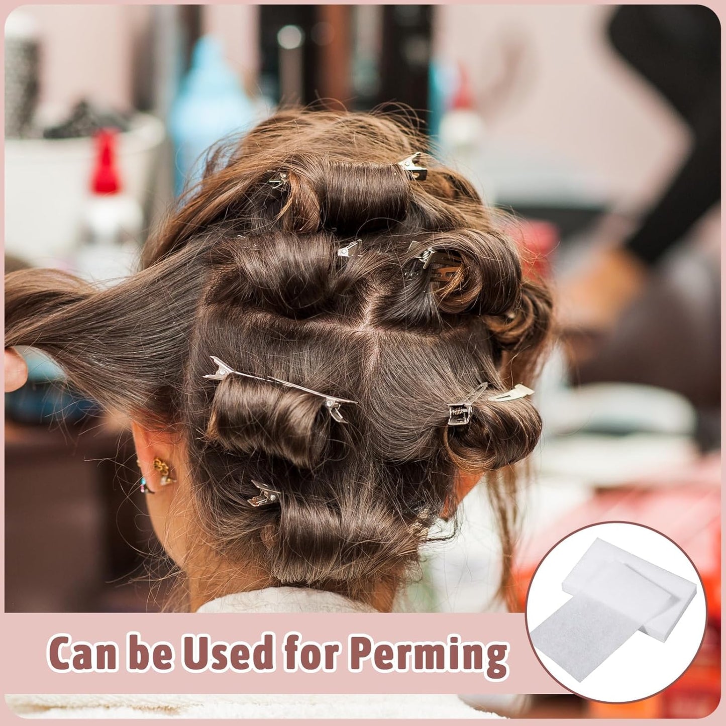 End Papers for Hair Perm - 120 Pcs High-Temperature Resistant Curling Sheets | Disposable Salon Styling Tools