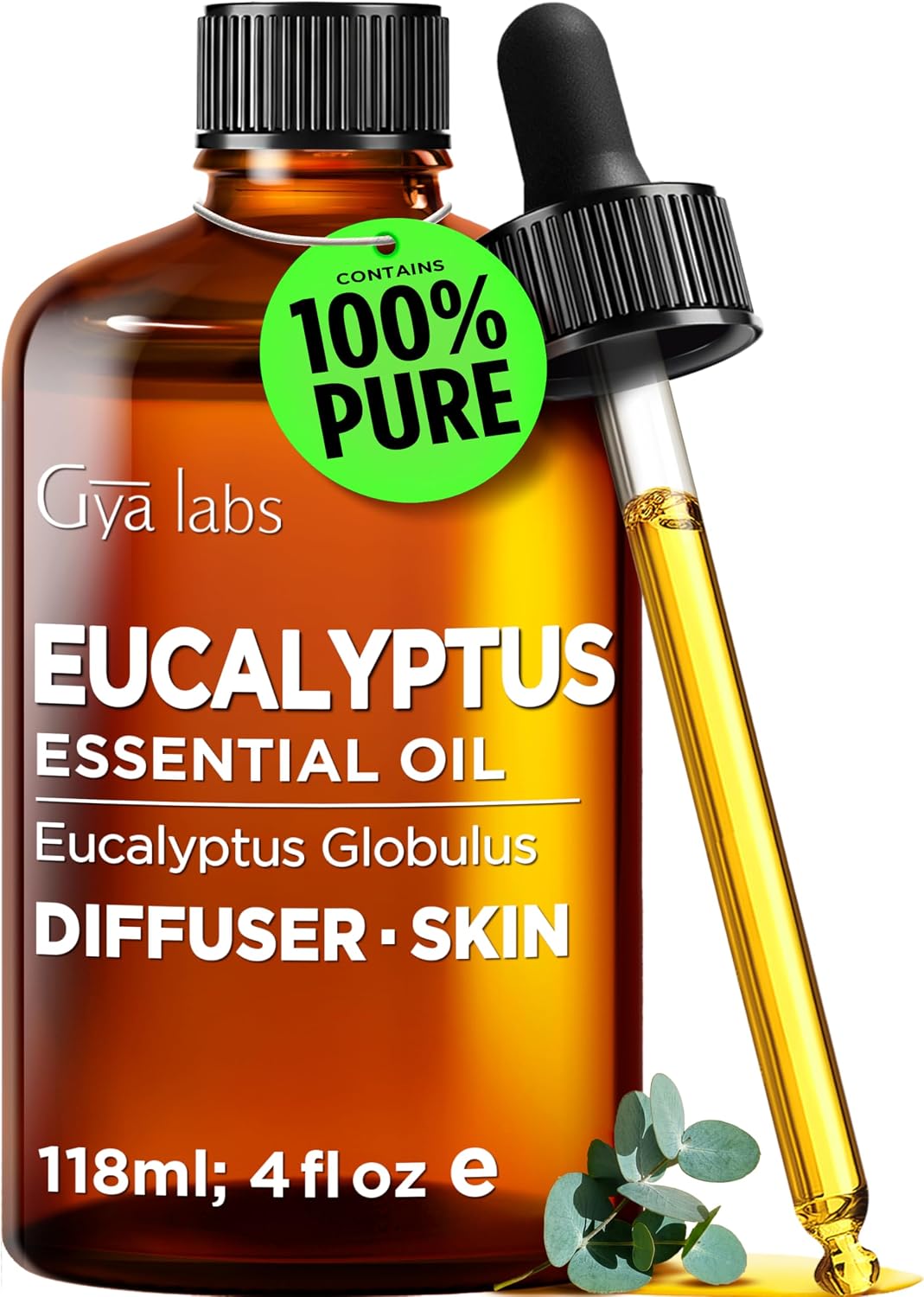 Pure Australian Tea Tree Essential Oil - 0.34 Fl Oz | Natural Oil for Hair, Skin, Diffuser & Aromatherapy
