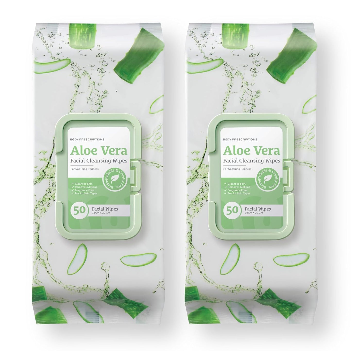 Makeup Cleansing Wipes - Gentle & Effective Face Wipes with Retinol | 50 Count Pack of 3