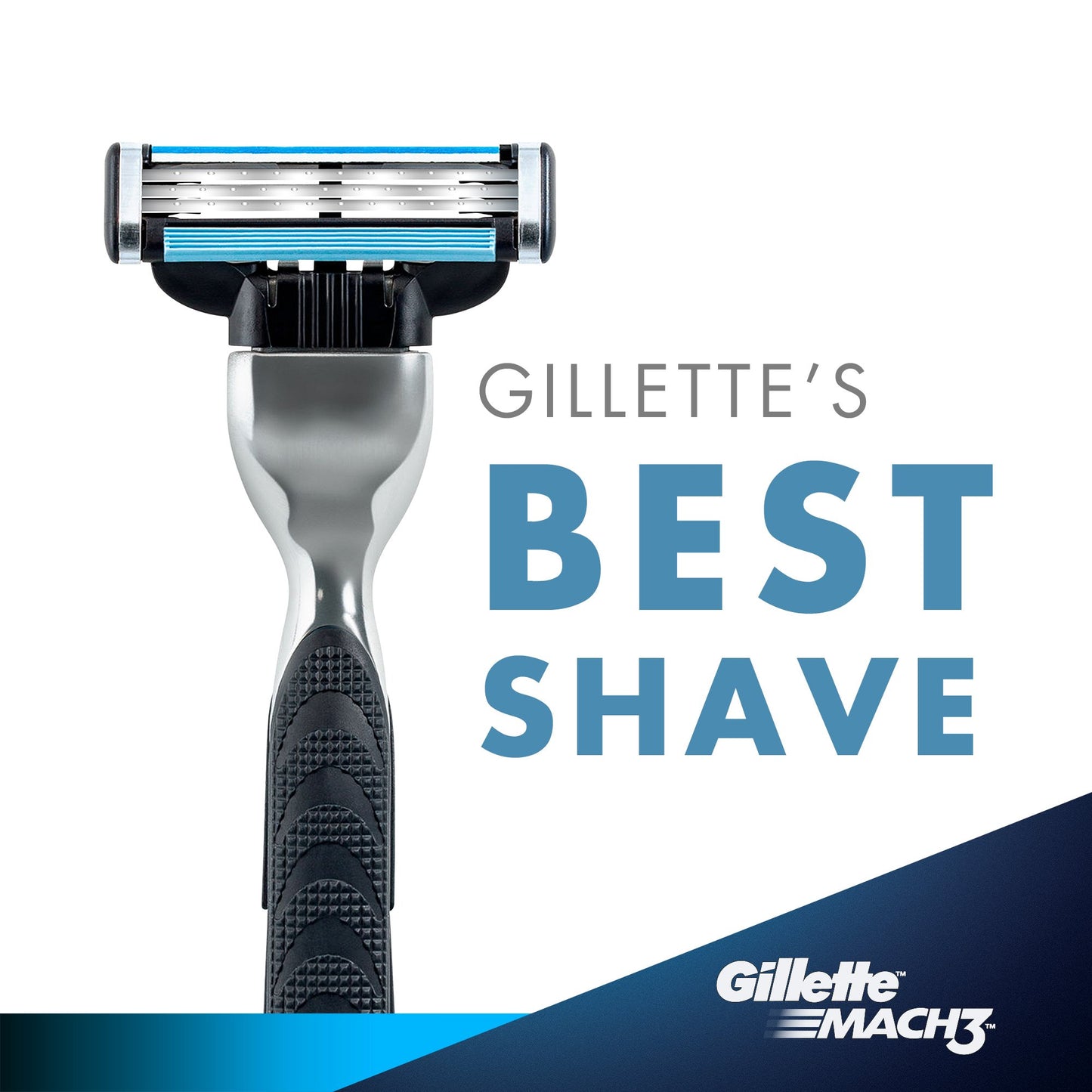 Gillette Mach3 Razor With One Cartridge Blade Mens Shaving